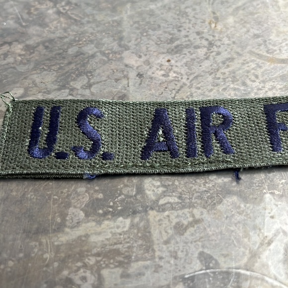 U.S. AIR FORCE embroidered tape patch - vintage - Picture 7 of 10